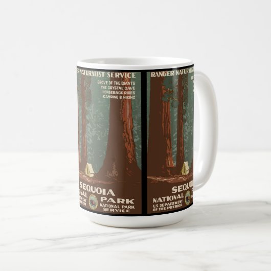Mug Parc national de séquoia (Devant droit)