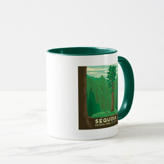 Mug Parc national de Sequoia (Devant droit)