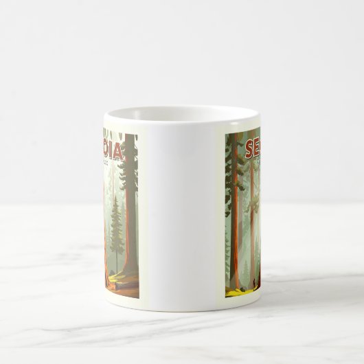 Mug Parc national de Sequoia vintage (Centre)