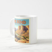 Mug Parc national de vintage Big Bend (Devant gauche)