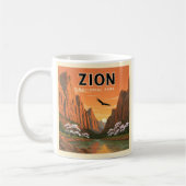 Mug Parc national de vintage Sion (Gauche)
