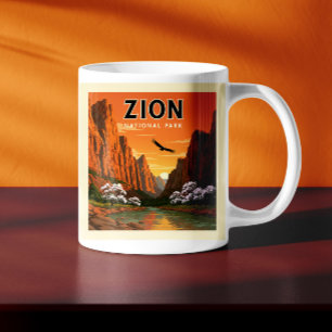 Mug Parc national de vintage Sion