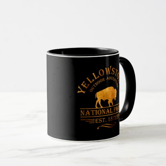 Mug Parc national de Yellowstone (Devant droit)
