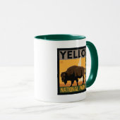 Mug Parc national de Yellowstone | Buffalo (Devant droit)