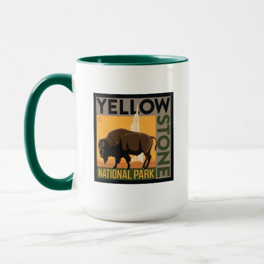 Mug Parc national de Yellowstone | Buffalo (Gauche)