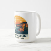 Mug Parc national de Yellowstone Design d'aventure (Devant droit)