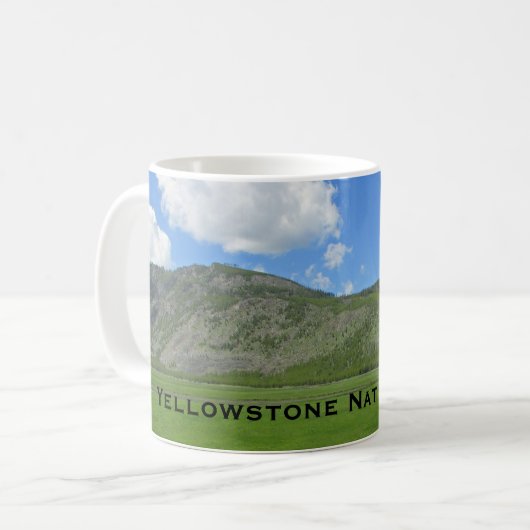 Mug Parc national de Yellowstone Photo Paysage naturel (Devant gauche)