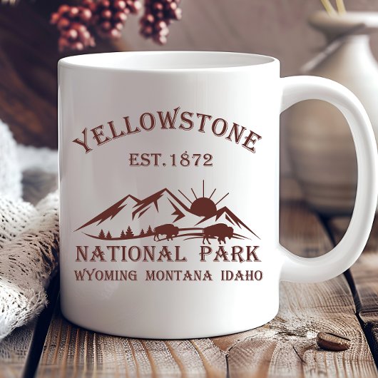 Mug Parc national de Yellowstone vintage