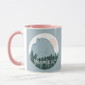 Mug Parc national de Yosemite Demi-Dôme Bleu (Gauche)