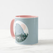 Mug Parc national de Yosemite Demi-Dôme Bleu (Devant gauche)