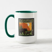 Mug Parc national de Yosemite | Famille d'ours (Gauche)