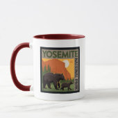 Mug Parc national de Yosemite | Famille d'ours (Gauche)