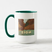 Mug Parc national de Zion | Les Étroits (Gauche)