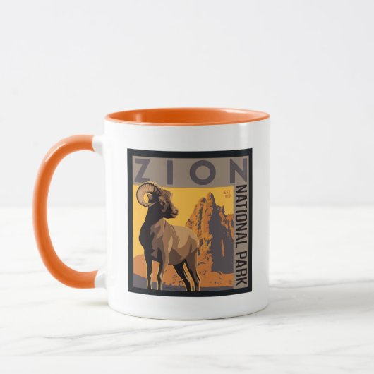 Mug Parc national de Zion | Ram (Gauche)