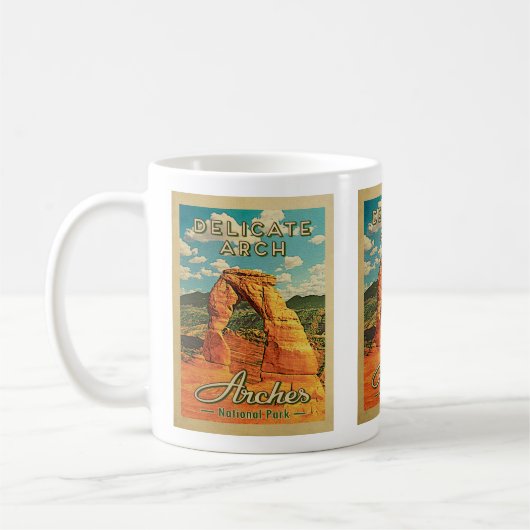 Mug Parc national des Arches - Arche Vintage Delicate (Gauche)