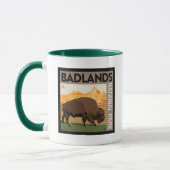 Mug Parc national des Badlands | Buffalo (Gauche)