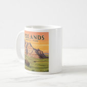 Mug Parc national des Badlands vintage (Devant gauche)
