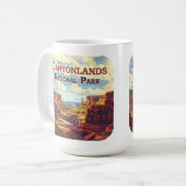 Mug Parc national des Canyonlands Utah Moab Retro (Devant gauche)