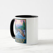 Mug Parc national des Glaciers, MontanaFly Pêcheur # (Devant gauche)