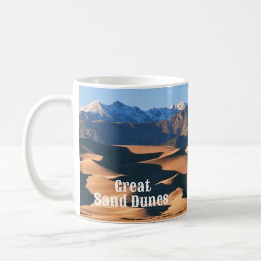 Mug Parc national des grandes dunes de sable au Sunset (Gauche)