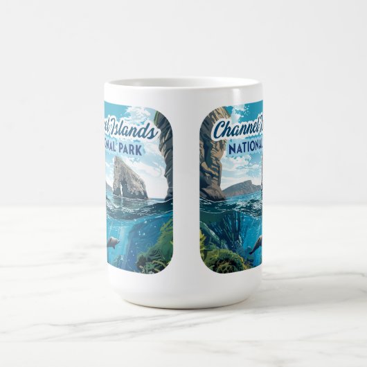 Mug Parc national des îles Channel Californie Océan (Centre)