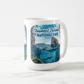 Mug Parc national des îles Channel Californie Océan (Devant droit)