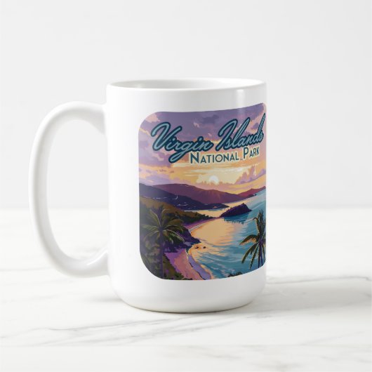 Mug Parc national des Îles Vierges Plage St John (Gauche)