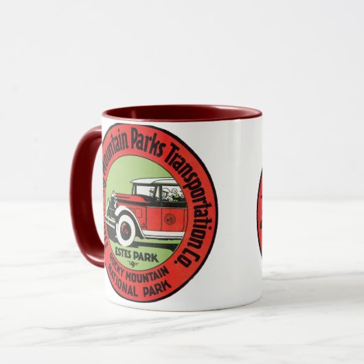 Mug Parc national des Rocheuses (Devant gauche)