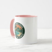 Mug Parc national des Samoa américaines Emblem rond (Devant gauche)