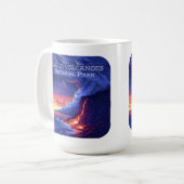 Mug Parc national des volcans d'Hawaii Big Island Retr (Devant gauche)