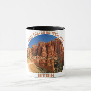Mug Parc national du canyon de Bryce hoodoos utah vint