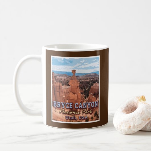 MUG PARC NATIONAL DU CANYON DE BRYCE - UTAH USA (Avec donut)