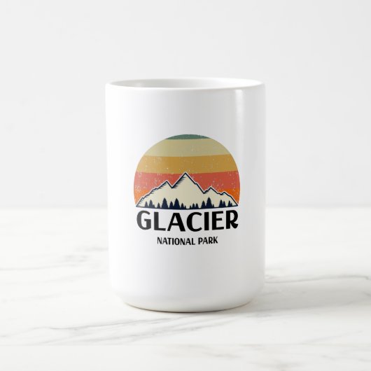 Mug Parc national du Glacier vintage (Centre)