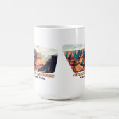 Mug Parc national du Grand Canyon Arizona Retro (Centre)