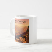 Mug Parc national du Grand Canyon vintage (Devant gauche)