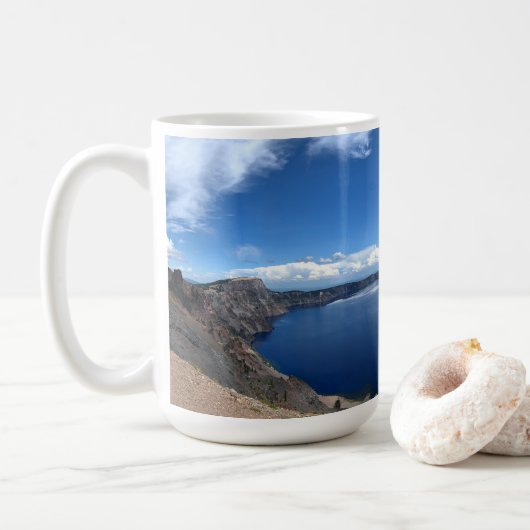 Mug Parc national du lac Crater Photo (Avec donut)