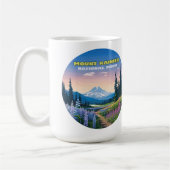 Mug Parc national du Mont Rainier Washington Retro (Gauche)