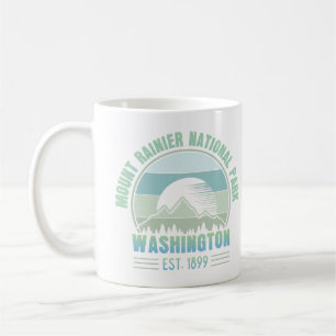 Mug Parc national du Mont Rainier Washington USA Retro
