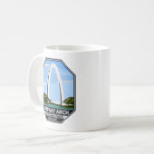 Mug Parc national Gateway Arch Missouri (Devant gauche)