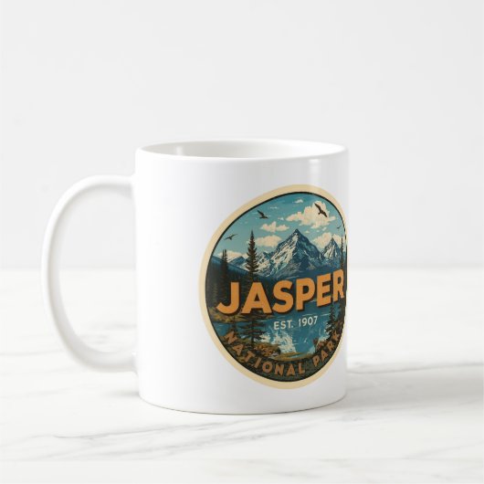 Mug Parc national Jasper, aventure dans les montagnes (Gauche)