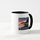 Mug Parc national olympique | État de Washington (Devant droit)