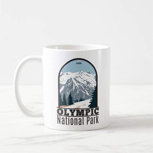 Mug Parc national olympique Washington Vintage (Gauche)