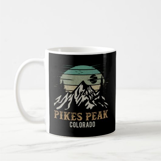 Mug Parc national Pikes Peak Marchandises Randonnées P (Gauche)