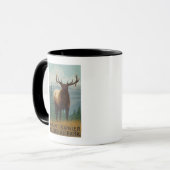 Mug Parc national Rainier, WashingtonElk Scene (Devant gauche)