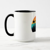 Mug Parc national Retro Buffalo Bison Noël (Gauche)