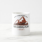 Mug Parc national vintage Mount Rainier Washington (Centre)