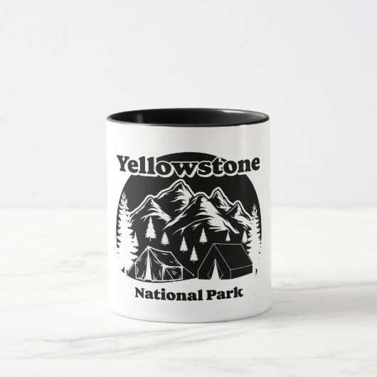 Mug Parc national vintage Yellowstone (Centre)
