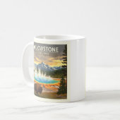 Mug Parc national vintage Yellowstone (Devant gauche)