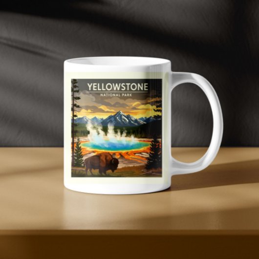 Mug Parc national vintage Yellowstone