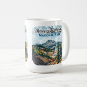 Mug Parc national volcanique de Lassen California Volc (Devant droit)